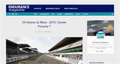 Desktop Screenshot of endurance-magazine.fr